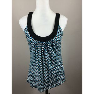 Ann Taylor Loft Geometric Sleeveless Top
